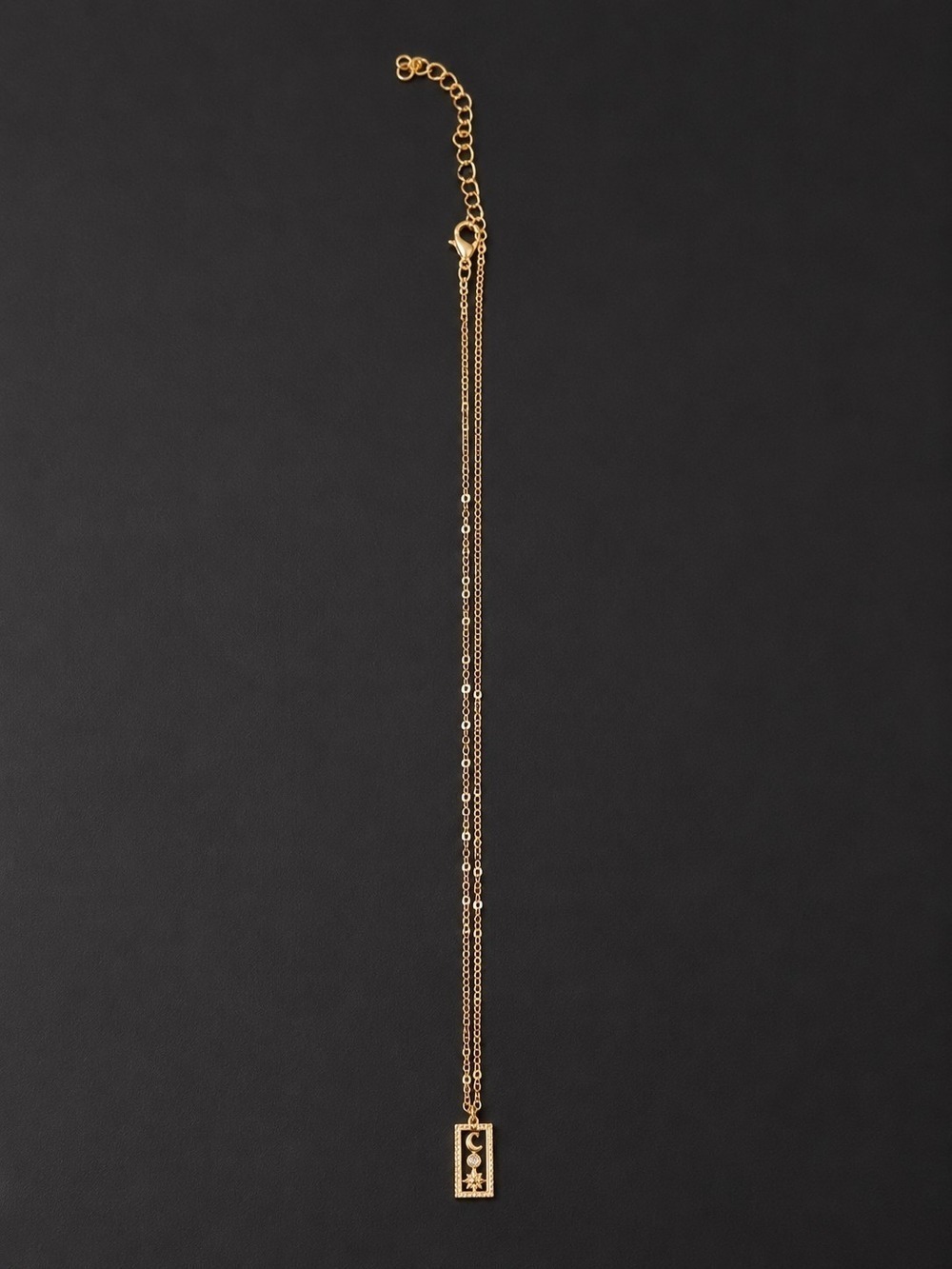 Gold Celestial Pendant Necklace - Picture 4 of 6